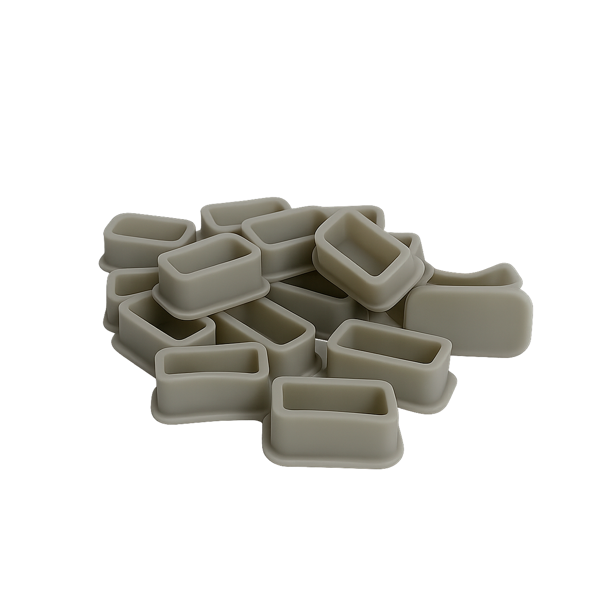 Cups SkullDNA Silicona Rectangular x80 Unds.