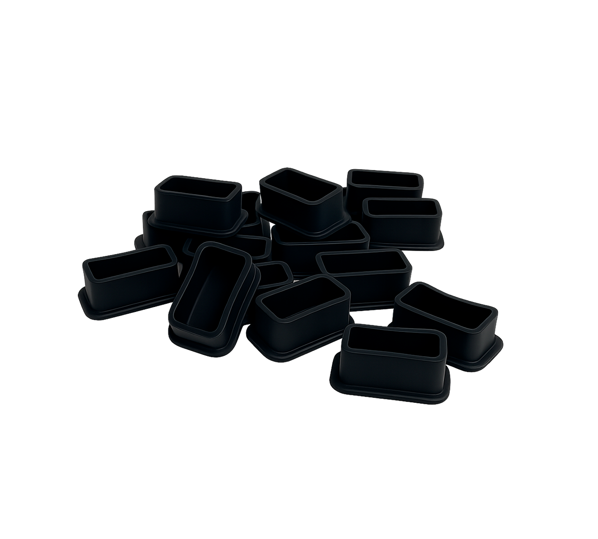 Cups SkullDNA Silicona Rectangular x80 Unds.