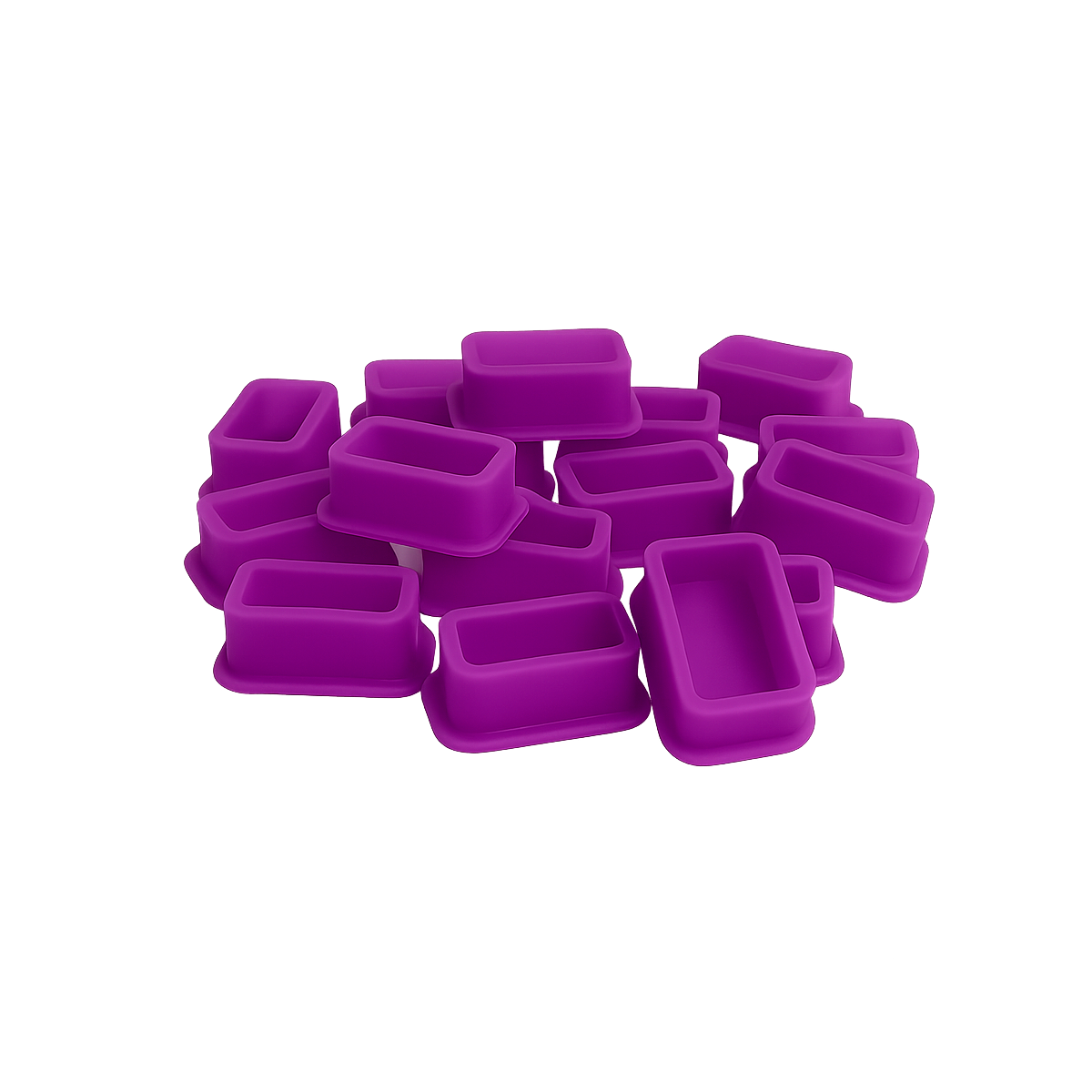 Cups SkullDNA Silicona Rectangular x80 Unds.