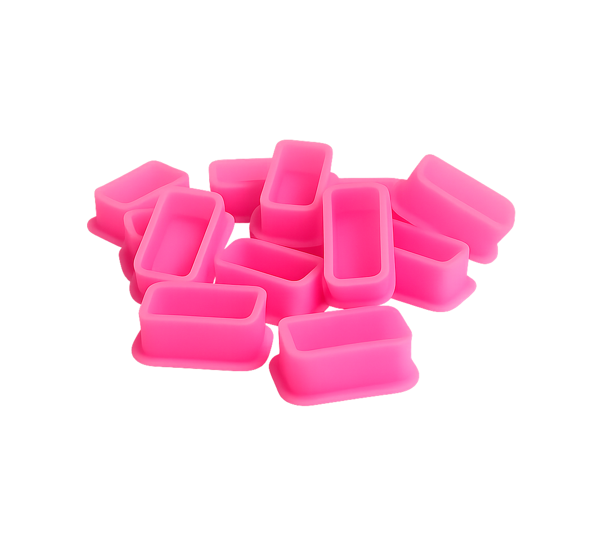 Cups SkullDNA Silicona Rectangular x80 Unds.