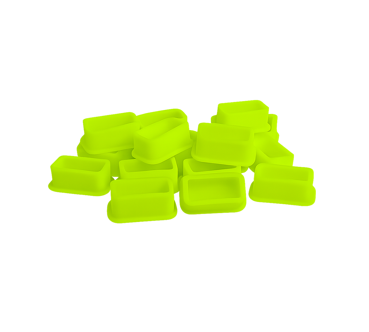 Cups SkullDNA Silicona Rectangular x80 Unds.