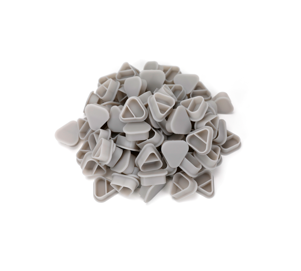 Cups SkullDNA Silicona Triangular 2 Espacios x80 Unds.