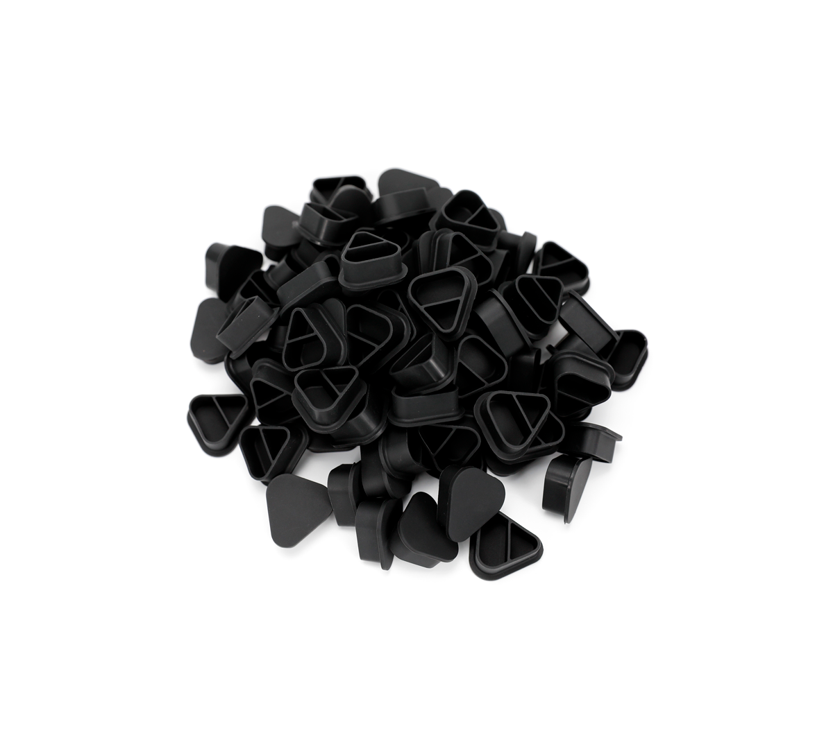 Cups SkullDNA Silicona Triangular 2 Espacios x80 Unds.