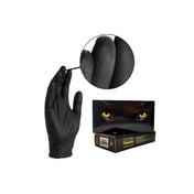 Guantes Pantera de nitrilo negro de 20 a 99 Cajas