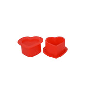 Cups Corazones Silicona x200 Unds