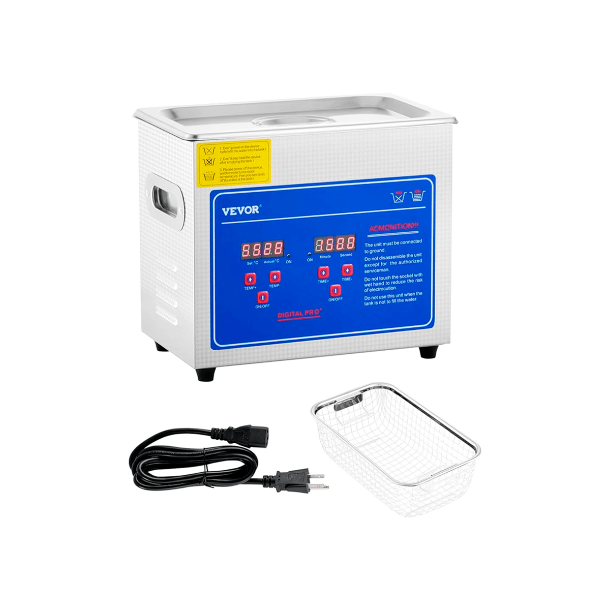 Limpiador Ultrasonido Acero Inoxidable