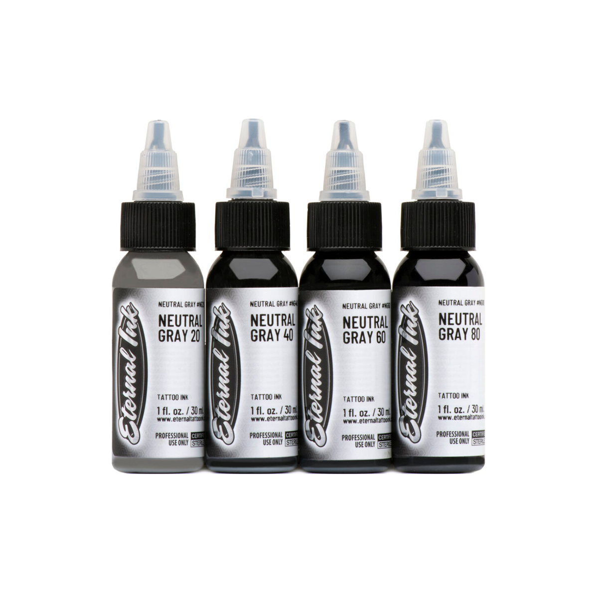 Set Pigmentos para tatuajes Eternal Ink Neutral Gray