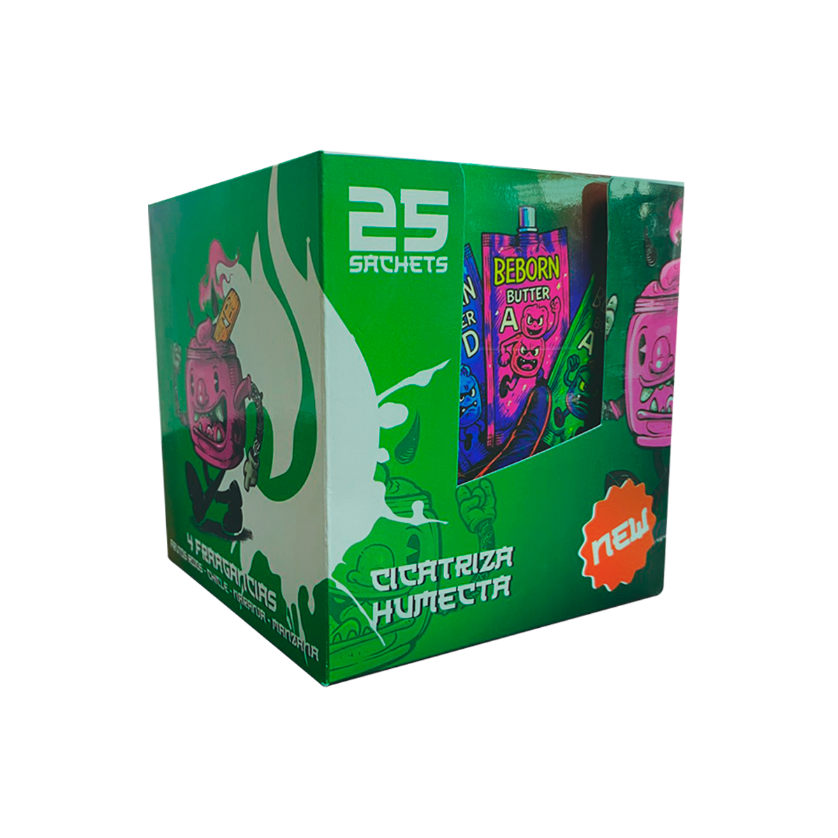 Caja Reborn Sachet 8gr x25 unds. Surtida