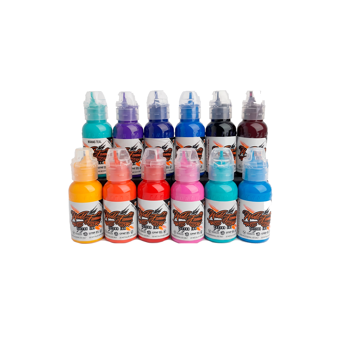 Set Pigmentos World Famous Primary #2 (x12und 1oz)