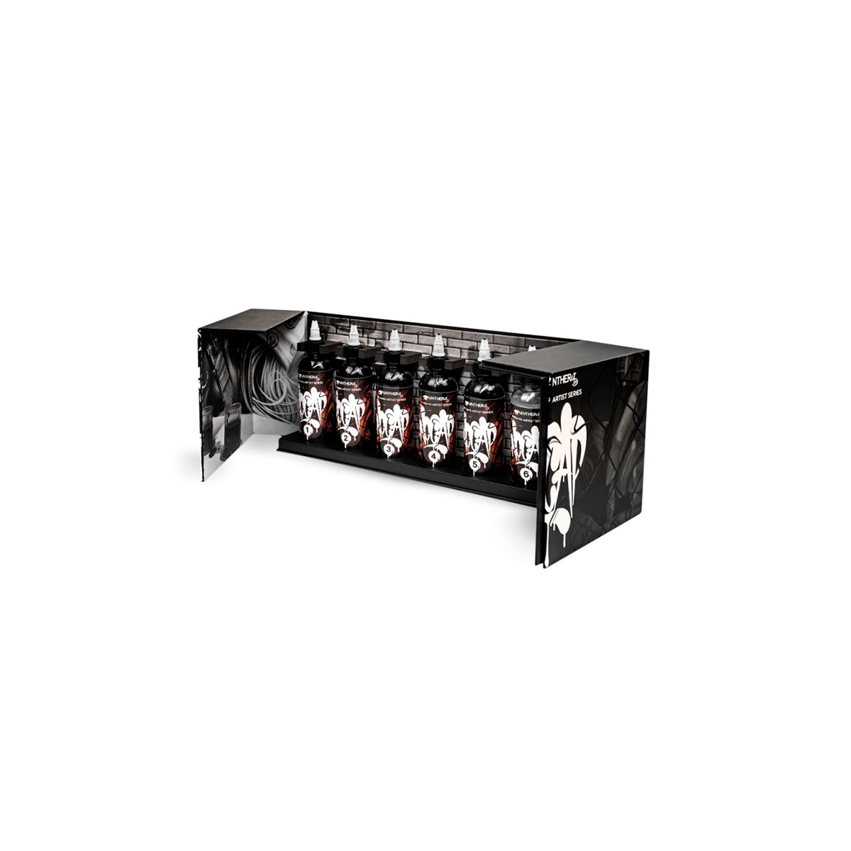 Set Pigmentos para Tatuar Panthera x Kindamo x6 150ml