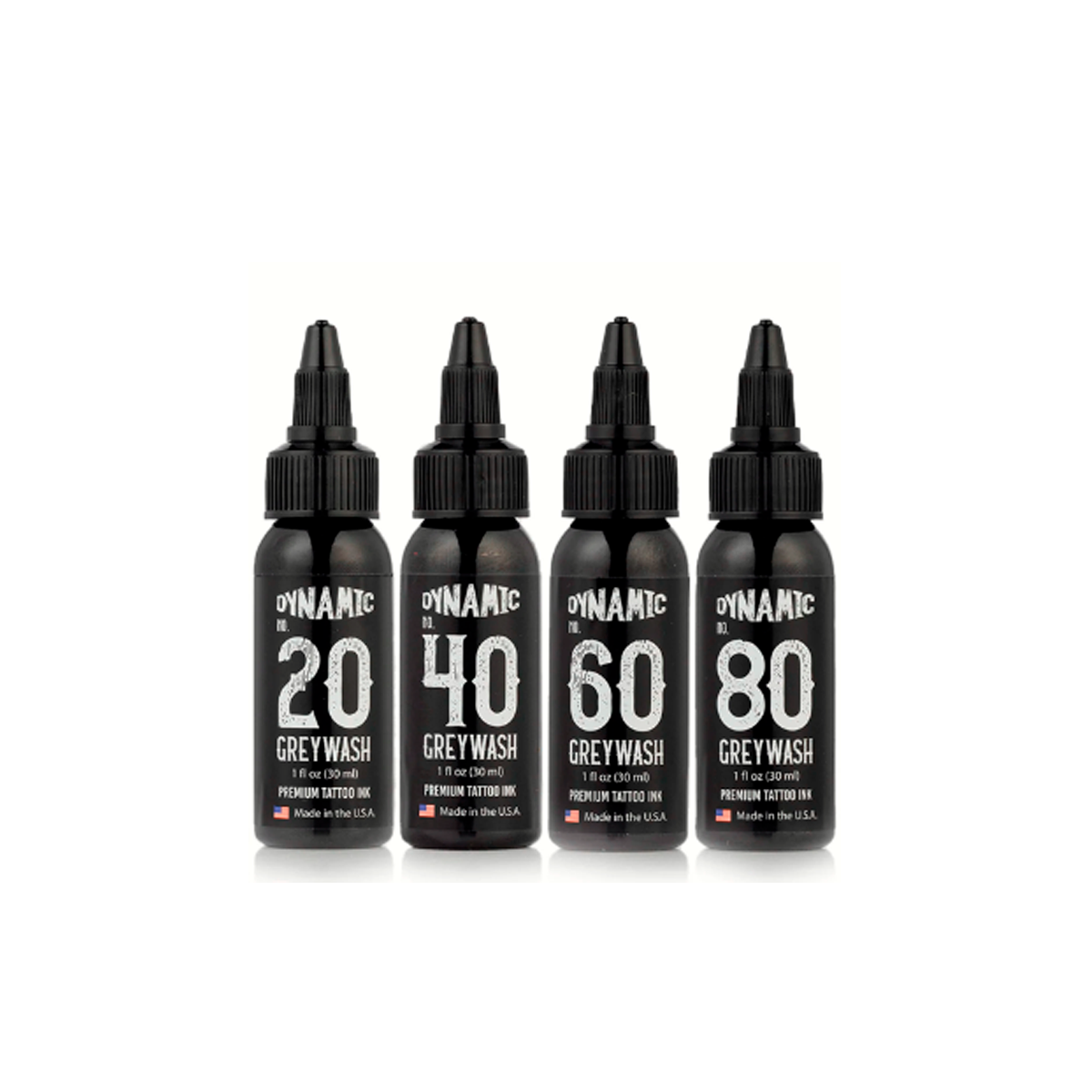 Set Pigmentos para tatuajes Dynamic Grey Wash X4 Pigmentos 1oz