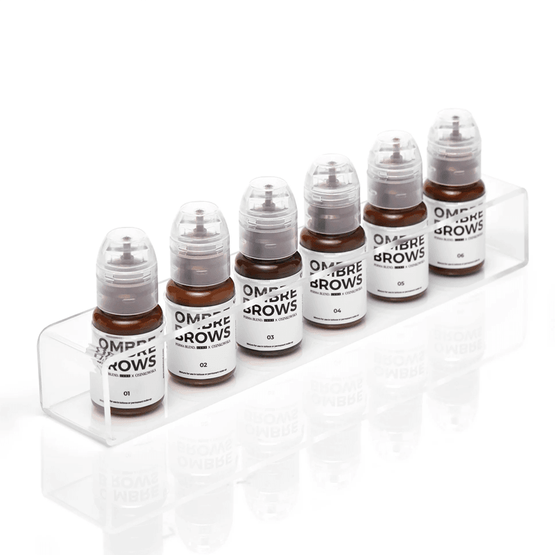 Set de Pigmentos para Micropigmentación PMU Permablend Ombre Brows