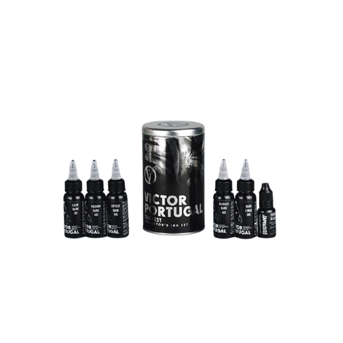 Set de Pigmentos para tatuajes Radiant Victor Portugal 1oz