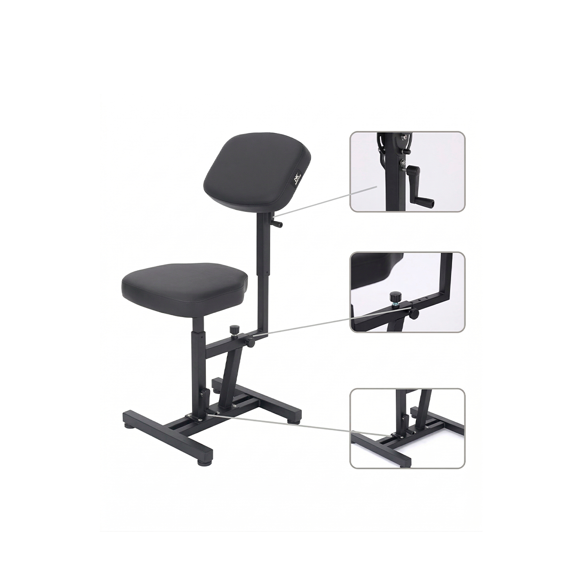 Silla Multifuncional Para Tatuar con Apoyabrazos Ajustable con Polea
