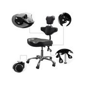 Silla con Soporte Lumbar y Cabecera Premium #1