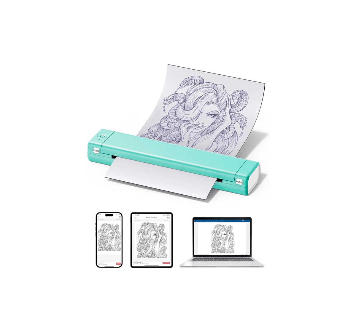 Termoimpresora Para Tatuar M08f 203dpi