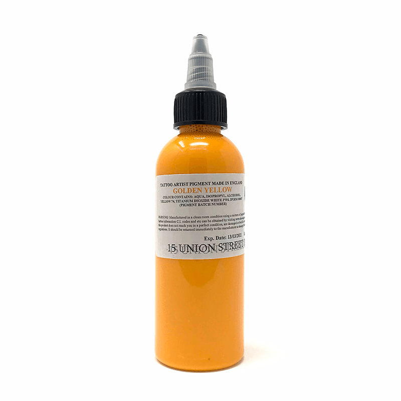 Pigmento para tatuar Dermaglo Golden Yellow