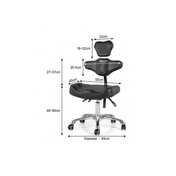 Silla con Soporte Lumbar y Cabecera Premium #1