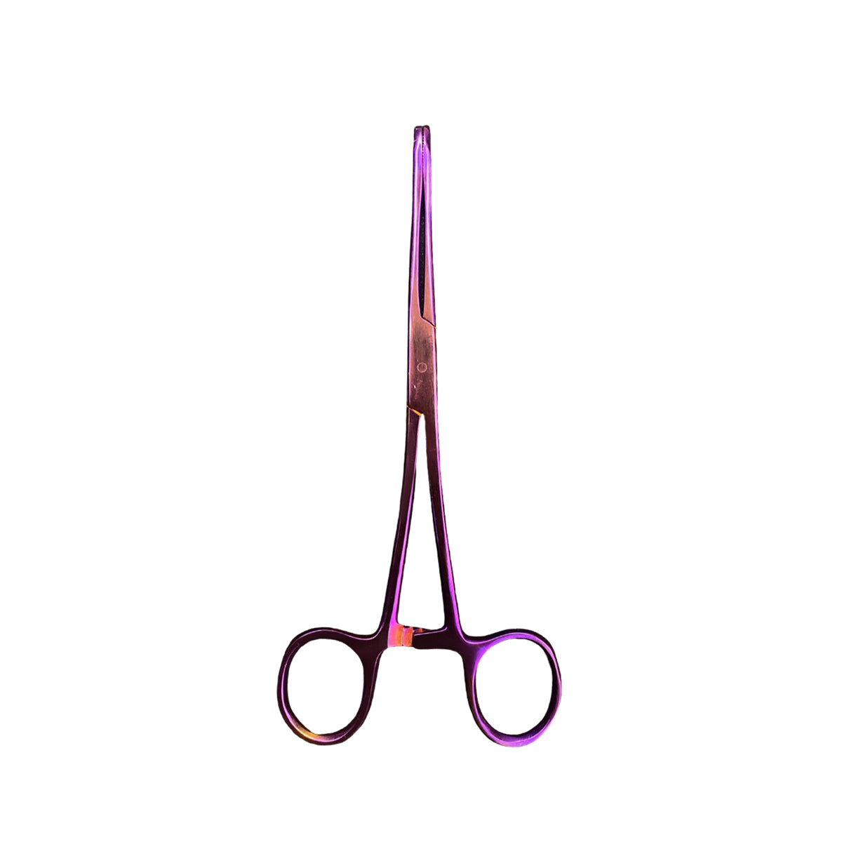 Pinza Para Piercing Mini Forester Sponge Forceps Slotted Purple