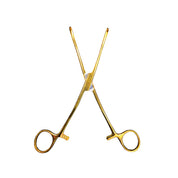 Pinza Para Piercing Forester Sponge Forceps Slotted Gold