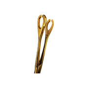 Pinza Para Piercing Forester Sponge Forceps Slotted Gold