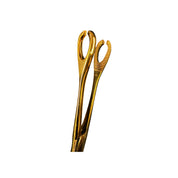Pinza Para Piercing Forester Sponge Forceps Slotted Gold
